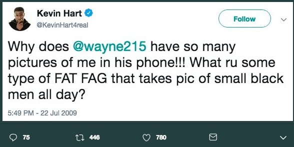 Image Kevin Hart Deletes Old Anti Gay Tweets After Being Chosen as Oscars Host Image #3