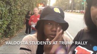 Image: Black College Students Say They Were Kicked Out Of Trump's Rally Over Race