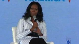 Michelle Obama Slams Trump for Repealing Public School Lunch Policy