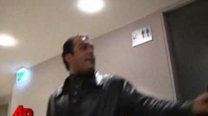 So, someone throws a shoe at the guy who threw a shoe at Bush!