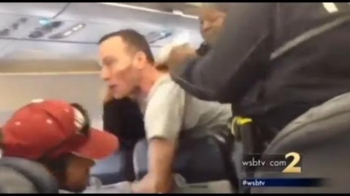 Guy Freaks Out on Plane, Starts Yelling About a Bomb | VladTV
