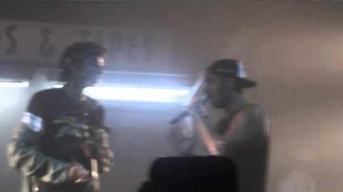 Drake Lights One Up on Stage With Wiz Khalifa During HAW Show | VladTV
