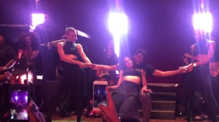 Ciara Gives Lucky Fan Lap Dance During Performance