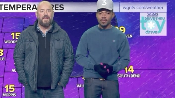 Chance The Rapper Takes Over as Local Weatherman | VladTV