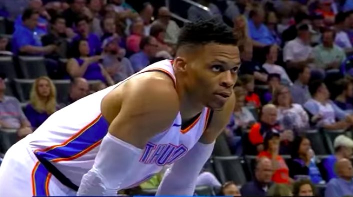 Westbrook Is Out Of His Cotton Picking Mind Announcer Says Westbrook's 'Out of His Cotton Picking Mind', Causes