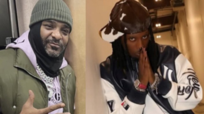 Jim Jones Gifts Playboi Carti with a Dipset Jacket #PlayboiCarti