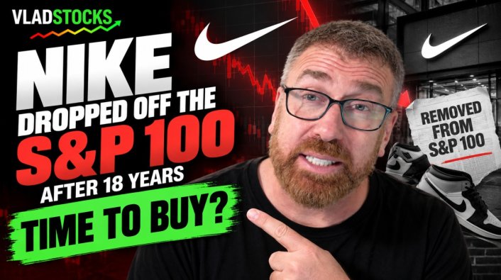 EXCLUSIVE: VladStocks: Nike Dropped Off the S&P100 After 18 Years, Time to Buy?
