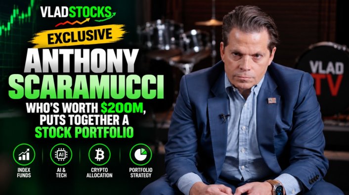 EXCLUSIVE: VladStocks: Anthony Scaramucci, Who's Worth $200M, Puts Together a Stock Portfolio