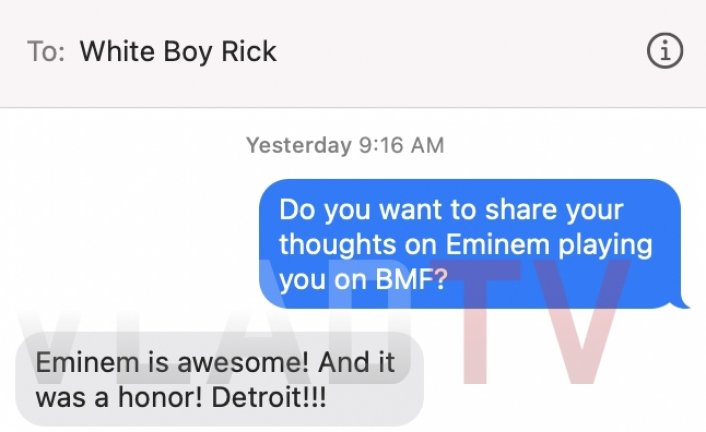 Image: White Boy Rick Reacts to Eminem Playing Him on BMF Image #2