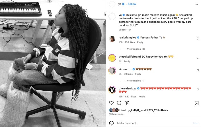 Image: Ye Credits His Daughter North for Making Him Love Music Again Image #2