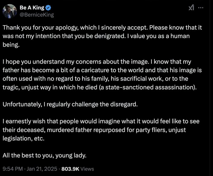 Image: Sexyy Red and Bernice King Make Amends Over Sexyy Posting AI Photo of MLK Jr. Image #3