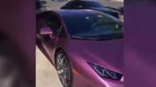 Rob Kardashian Buys Blac Chyna a $200,000 Purple Lamborghini Huracan