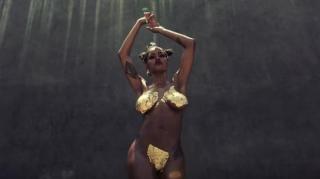 Teyana Taylor Gets Naked and Gold Dipped in Champions Freestyle Video